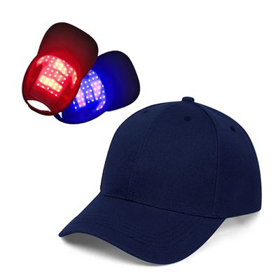 Gorra Masajeadora Dam Con Tratamiento Capilar Por Luz Led Azul Marino
