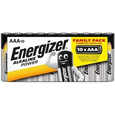 Garza Energizer Alkaline Power - Pack De 10 Pilas Alcalinas Aaa/Lr03