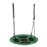 Columpio Nido Infantil Columpio de Árbol Forma Redonda Columpio para Niños Carga 100kg Jardín Exterior al Aire Libre Asiento Cómodo Tela de Oxford Negro y Verde_0