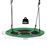 Columpio Nido Infantil Columpio de Árbol Forma Redonda Columpio para Niños Carga 100kg Jardín Exterior al Aire Libre Asiento Cómodo Tela de Oxford Negro y Verde_2