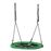 Columpio Nido Infantil Columpio de Árbol Forma Redonda Columpio para Niños Carga 100kg Jardín Exterior al Aire Libre Asiento Cómodo Tela de Oxford Negro y Verde_3