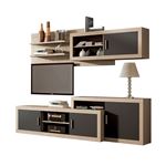 Conjunto de muebles de salón Homesouth Nuka V2 Cambria/Blanco