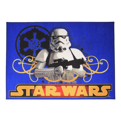 Homelife Alfombra Con diseño star wars nylon azul 100 130 cm de juegos stormtroopers 95x133cm 03