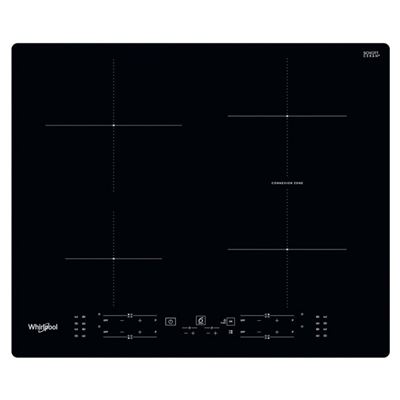 Placa De Inducción Whirlpool Wb B8360 Ne 4 Zonas 60cm 7200w Negro
