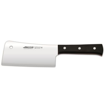 Macheta Arcos Universal 288200 De Acero Inoxidable Nitrum Y Mango De Polioximetileno Y Hoja De 16 Cm Y 4 Mm Espeso R Con Funda Hoja