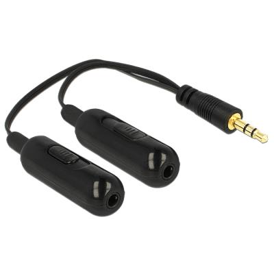 Delock Cable 0.19M, 3.5Mm/2X3.5mm