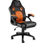 Silla de oficina Racing Mike, Negro/Naranja