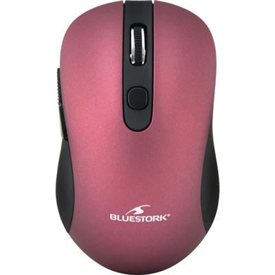 Bluestork Ratón Inalámbrico 2.4 Ghz 6 Botones Ciruela Metálica