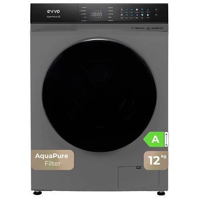 Lavadora De Carga Frontal Evvo Supernova 12kg/1400rpm Inox A