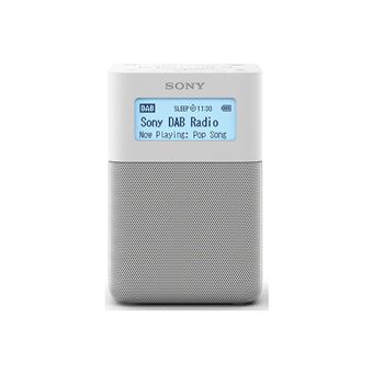Radio Portátil Sony Xdr-v20d Blanco Dab/dab+ con Altavoces Incorporados y Batería  Recargable - Radio - Los mejores precios