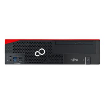 PC Sobremesa / Estación de Trabajo Fujitsu Esprimo D556/e85+ 2.7ghz I5-6400 Escritorio Negro, Rojo Ordenador sobremesa