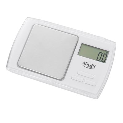 Bácula De Precisión De Bolsillo, 500g-0.01?g, Acero Inoxidable, Balanza Comida Pequeña, Joyería,lcd Adler Ad 3161 Blanco