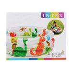 Piscina baby dino 3 anillos 61x22 cm