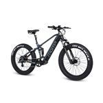 Moma Bikes E-MTB FATBIKE 26""PRO Equipped Full SHIMANO Bateria Ion Lithium integrada 48V 13Ah