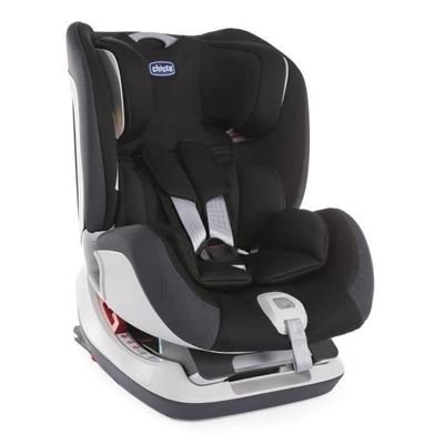 Chicco Seat Up 012 silla de coche reclinable 025 kg con isofix grupo 0+12 para niños 06 años instalar reductor reposacabezas ajustables negra jet