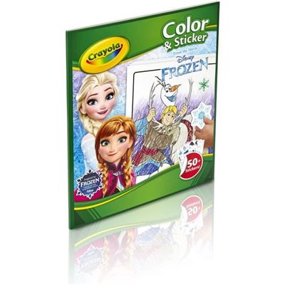 Goliath Libro Para Colorear Y Pegatinas Frozen 2 Disney Crayola - Imagen 1