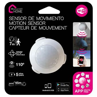 Sensor Movimiento Pir Wifi Inteligente 360º Tuya