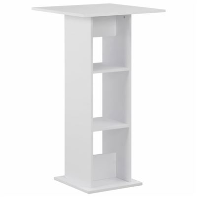 Vidaxl Blanca Mesa De Bar 60X60x110 Cm