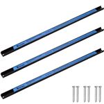Set de 3 soportes para herramientas con bandas magnéticas de 60 cm, Negro/Azul