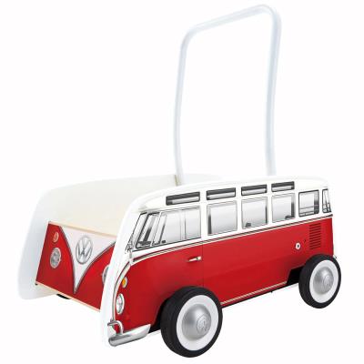 Juguete De Tirar hape toys e0379 andador bebé furgoneta volkswagen rojo