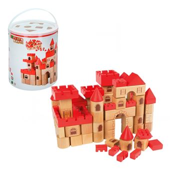 Castillo medieval en madera 100 piezas Play & Learn