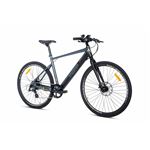 Moma bikes E-ROAD Equipped Full Shimano Frenos de disco Hydraulicos Bateria Ion Lithium SAMSUNG integrada 36V 10Ah Gris