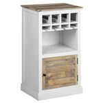 Armario para vinos Womo-Design 95x55x42 cm blanco