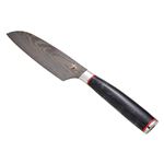 Masterpro Tetsu Cuchillo de cocina mini santoku 125 cm perfecto para cortes profesional acero inoxidable con revestimiento