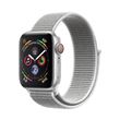 Apple Watch S4 40mm LTE Caja de aluminio en plata y correa Loop deportiva en color nácar