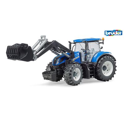 Tractor New Holland T7.315 Con Cargador Frontal Bruder 03121