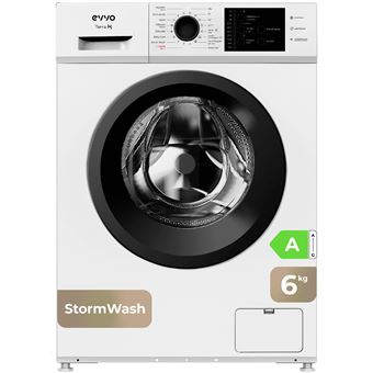 Lavadora de carga frontal EVVO Terra K 6KG/1000RPM Blanco A - 1