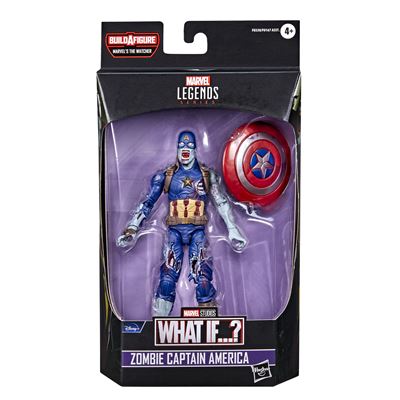 Figura Hasbro Capitán América Zombie Marvel Legends Series