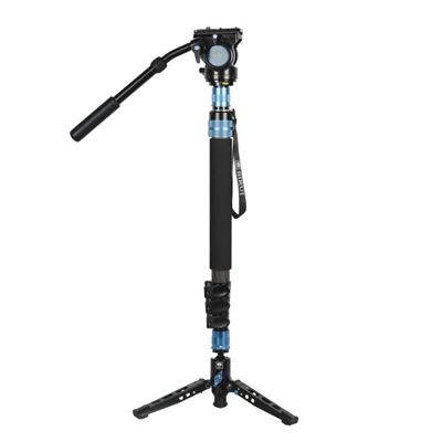 Monopie Sirui P-424fs Carbono Con Soporte ""araña"" + Cabezal Vh-10