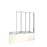 Mamparas de Bañera Biombo Plegable Cristal 4mm Gris Mate - 4 cristales plegables 90x140cm_0