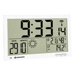 Reloj meteorológico Bresser MyTime Jumbo blanco LCD