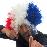Peluca Afro Bandera de Francia_0