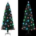 Árbol de Navidad vidaXL artificial con soporte/LED 240 cm 380 ramas