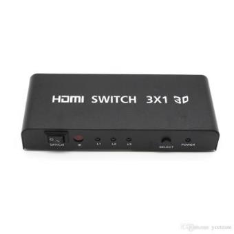 Switch HDMI 3x1 Yatek YK-0301, soporta 3D, seleccione, amplifique y la señal HDMI - 1
