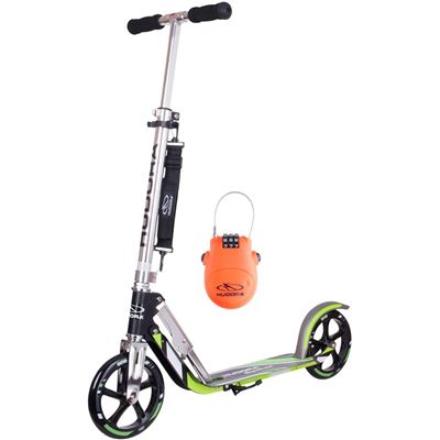 Juego De Patinete Big Wheel Gs 205 Y Candado Hudora 14492 14695/02
