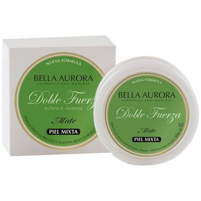 Crema Facial Antimanchas Piel Mixta Bella Aurora Doble Fuerza Mate 30 Ml