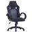 Silla de gaming de cuero sintético gris_0