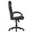 Silla de gaming de cuero sintético gris_2