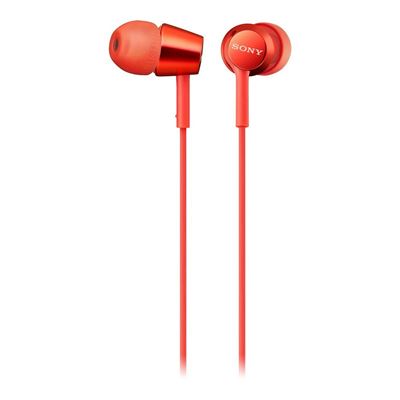 Auriculares Con Micrófono Sony Mdrex155apr.ae Intraurales Rojo