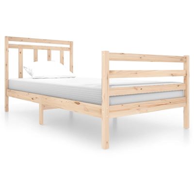 Vidaxl Estructura De Cama Madera Maciza 100X200cm