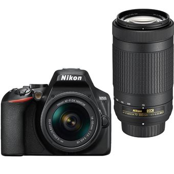 Nikon D3500 + AF-P DX 18-55mm f/3.5-5.6G VR + AF-P DX 70-300mm f/4.5-6.3G ED VR