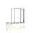 Mamparas de Bañera Biombo Plegable Cristal 4mm Cromado - 4 cristale plegable 100x140cm_0