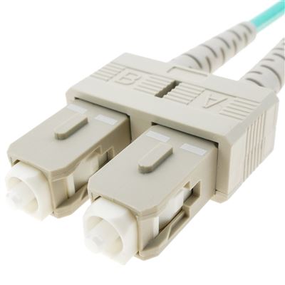 Cable de fibra óptica OM4 para router de LC a SC multimodo dúplex  50µm/125µm, 7m - Accesorios y componentes fibra óptica - Los mejores  precios