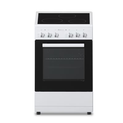 Cocina Vitrocerámica Solthermic Vtc50blanca 3 Fuegos 50x50cm Blanca
