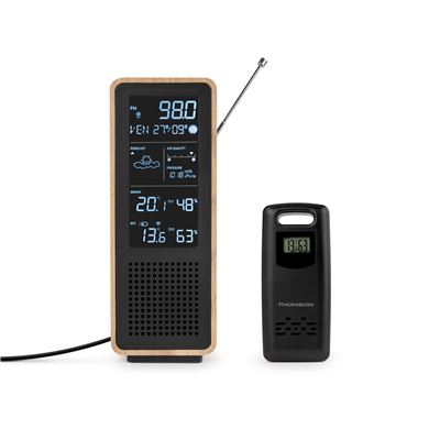 Altavoz Bluetooth 5.3 Y Estación Meteorológica Thomson Ws102tbk