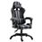 Silla de gaming de cuero sintético gris_0